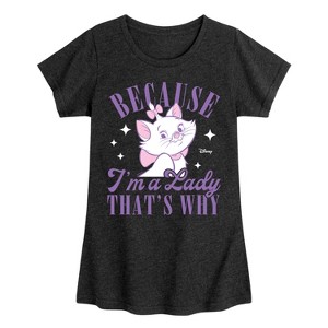 Girls' - Disney - The Aristocats Fitted Short Sleeve Graphic T-Shirt - 1 of 4