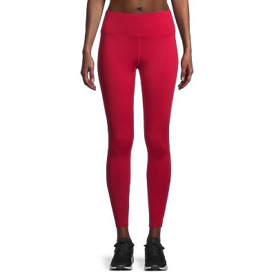 Womens Red Workout Leggings