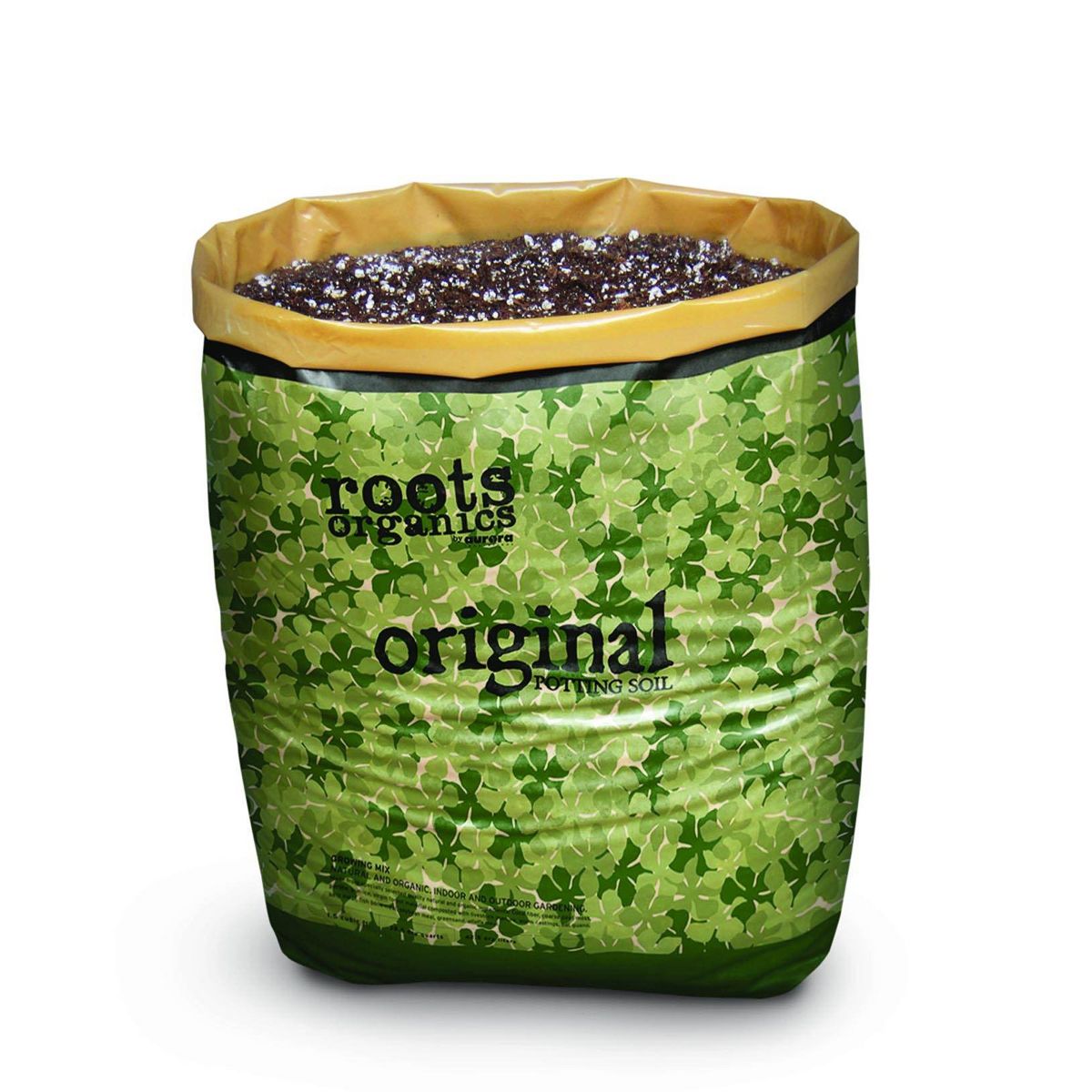 Algreen Valencia 12x18 Inch Round Planter Pot w/ Roots Potting Soil, 1.5 CuFt - thumbnail 4