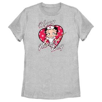 Women's Betty Boop Happy Nurse's Day T-Shirt