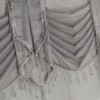 Kate Aurora Ultra Glam Beaded Sparkly Sheer Window in a Bag Curtain Set - 2 of 4