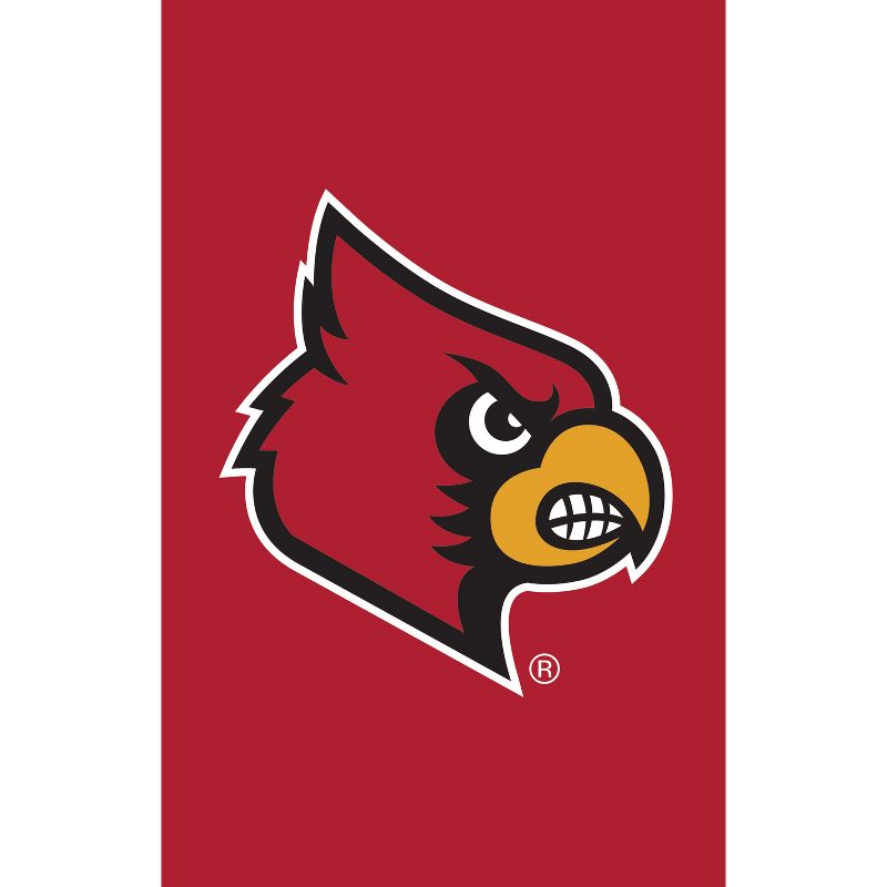 Evergreen University of Louisville Garden Applique Flag- 12.5 x 18 Inches Outdoor Sports Decor for Homes and Gardens, 1 of 3