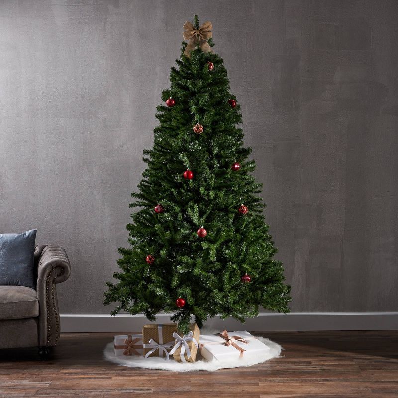 7.5ft Noble Fir Unlit Hinged Full Artificial Christmas Tree - Christopher Knight Home, 3 of 8