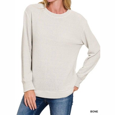 Women's Lillian Chenille Sweater - ZENANA