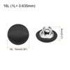 Unique Bargains Blouses Sweater Round Aluminum Cotton Fabric Cloth Covered Buttons 10 Pcs - 2 of 4