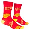 Crazy Socks, Funny Food, Snacks Candy Chips Themes, Assorted Prints, Crew, Large - 2 of 4