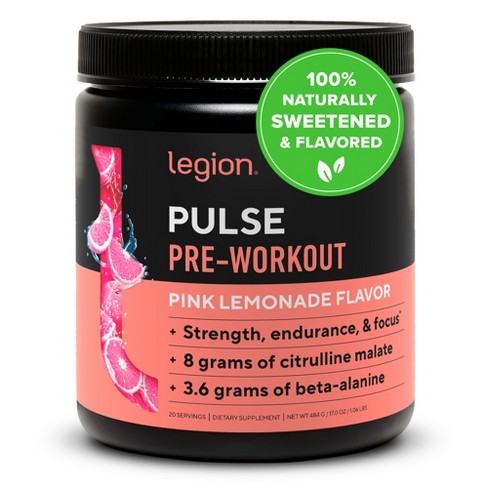 Legion Pulse Natural Pre-Workout Supplement - 20 Servings - image 1 of 4