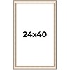 PosterPalooza | Contemporary Silver Picture Frame - UV Acrylic, Foam Board Backing, Hanging Hardware - 2 of 4