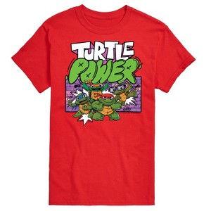 Men's - Teenage Mutant Ninja Turtles Mutant Mayhem - Turtle Power Short Sleeve Graphic T-Shirt - 1 of 4