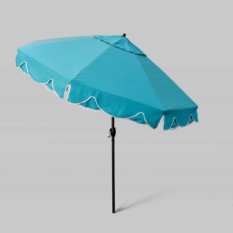 9' Sunbrella Casa Series Patio Umbrella with Auto Tilt - Bronze Pole - California Umbrella, 3 of 5