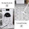 Modern Geometric Area Rug, Machine Washable Large Carpet with Non-Slip Backing for Living Room, Dining Table, Bedroom Home Decor - 3 of 4