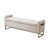 Jorge 59.1 Wide Storage Bench| ART OF LIVING DESIGNS - 3 of 4