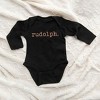 The Juniper Shop Rudolph Puff Print Baby Long Sleeve Bodysuit - 2 of 3