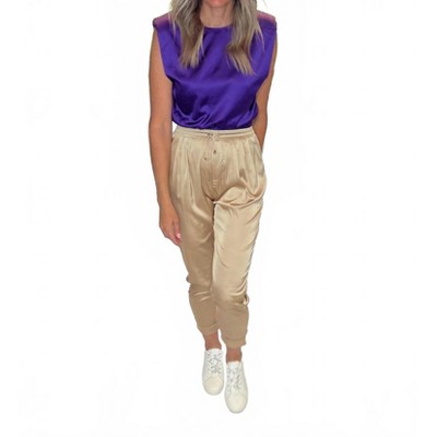 Women's High Class String, Jogger Pants - GLAM
