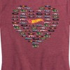 Women's - Hot Wheels - Valentine's Hot Wheels Heart Short Sleeve Graphic T-Shirt - 2 of 4