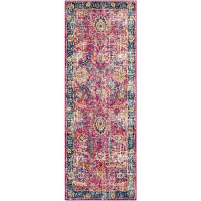 Mark & Day Isabella 2'7"x7'3" Runner Woven Indoor Area Rugs Burgundy