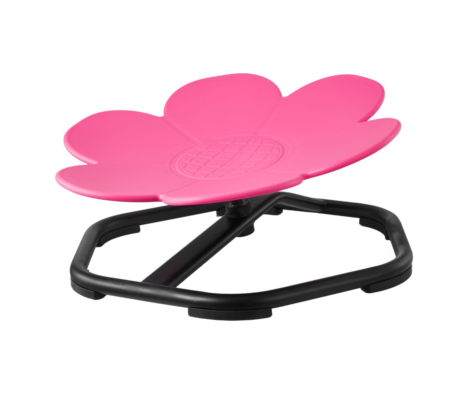 VEVOR Kids Swivel Chair, 220 lbs Capacity, Flower Shape Sensory Spinning Chair with Non-Slip Metal Base, Toddler Sit & Spin Seat, Red