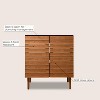 JONATHAN Y VAN1000 Aubert 20 in. W x 18 in. D x 33 in. H Thick Linear Slat Modern 2-Shelf Bath Vanity Cabinet Only (Sink Basin not Included) - 4 of 4