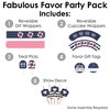Big Dot of Happiness Last Sail Before The Veil - Nautical Bachelorette and Bridal Shower Favors and Cupcake Kit - Fabulous Favor Party Pack - 100 Pc - 2 of 4