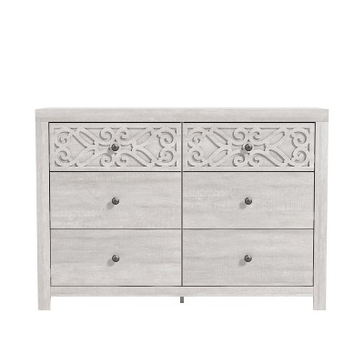 Galano Lohelia 6 Drawer Dresser (31.7 In. H X 45.4 In. W X 16.1 In. D ...