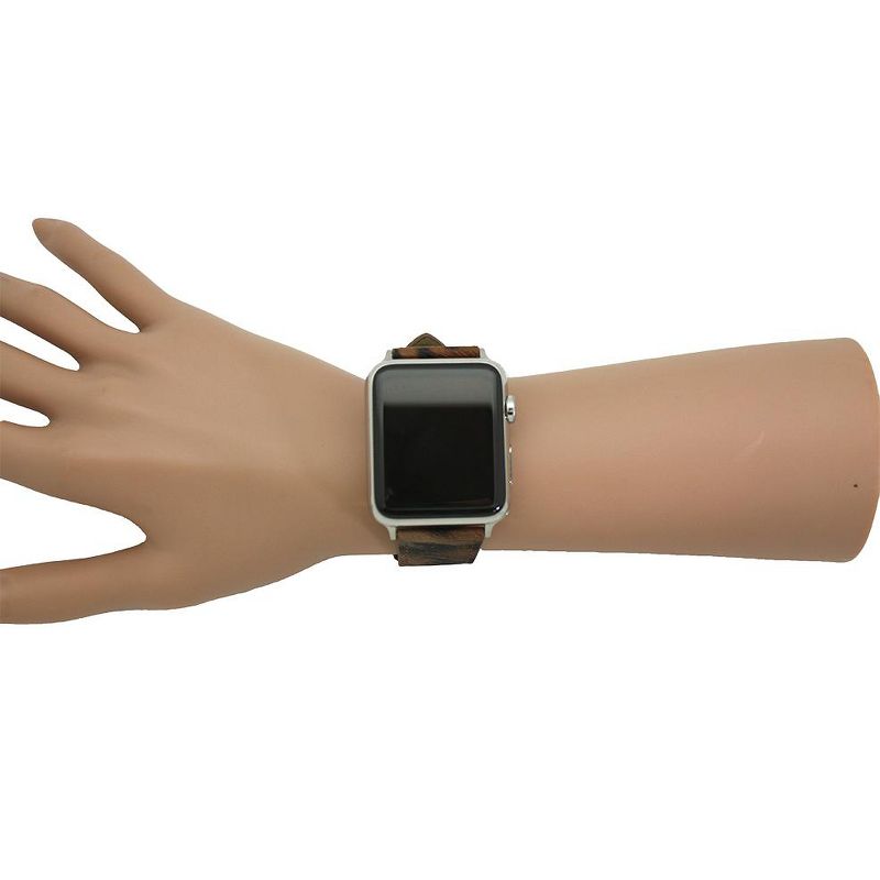 Olivia Pratt Animal Leather Buckle Apple Watch Band, 5 of 6