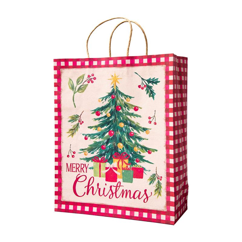 Lindy Bowman Pack of 12 Assorted Large Christmas Gift Bags with Handle, 3 of 6