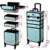 Byootique 4in1 Rolling Makeup Train Case Cosmetic Organizer Wheel - 2 of 4