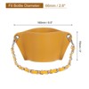Unique Bargains PU Leather Portable Detachable Strap Water Bottle Carrier Holder 6.5 x 2.7" - 2 of 4