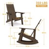 Arceso All-Weather HDPS Adirondack Rocking Chair, High Back Outdoor Porch Rocker for Patio, Garden, Backyard & Indoor Use - 2 of 4