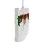 Polarx 2.5 Inch White Gate Christmas Tree Ornament , Christmas Decor White Picket Fence (1PC) - 4 of 4