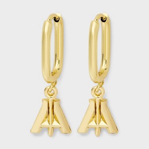 Bijoux Sport by Luv Aj MLS Gold Hoop Earrings - 1 of 2