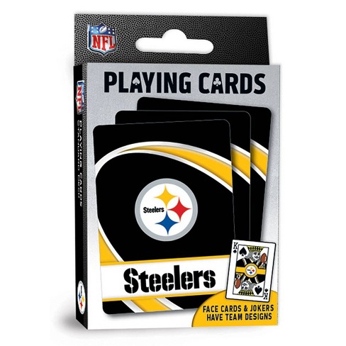 Pittsburgh Steelers Steel Grid Playing Cards