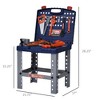 Infurnic Toy Tools 68 Pcs Kids Tool Bench, Foldable Pretend Workbench, Power Tools Workshop for 3 to 6 Years, Multicolor, 15.75"*17.00"*28.25" - 4 of 4