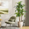 Dexmalle Realistic Artificial Olive Tree 150cm,Office & Indoor - 2 of 4
