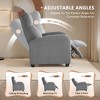 LACOO Corduroy Recliner Chair Padded Club Chair - 4 of 4