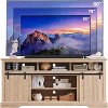 Mastgoal TV Stand for 80inch TVs with Sliding Door, Adjustable Shelf & Storage, 32inch Tall Modern Media Console for Living Room - 2 of 4
