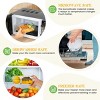 Racxily 3 Pack 34 Oz Meal Prep Containers, 1 & 2 & 3 Compartment Lunch Container, Airtight Bento Box with Leak Proof Locking Lids - 4 of 4