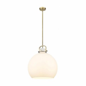Newton Sphere - 1 Light Stem Hung Pendant In Industrial Style-22.5 Inches Tall and 18 Inches Wide - 1 of 1