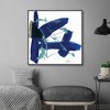 35" x 35" Baby Blues by Dan Houston Framed Canvas Art Print - Masterpiece Art Gallery: Modern Decor, Ready to Hang - 2 of 4