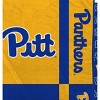 NCAA Pittsburgh Panthers Reverse Block Double Sided Ultra Cozy Blanket - 3 of 3