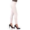 Rekucci Women's Pull-On Slim Ankle Pants with Faux Snaps – Stretch Comfort Waistband & Chic Office Style - 2 of 4
