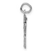 Black Bow Jewelry Sterling Silver, Varsity Collection, Small D/C Pendant, Number 28 - 2 of 4