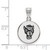 Black Bow Jewelry Sterling Silver North Carolina State Wolfpack NCAA Medium Pendant - 2 of 3