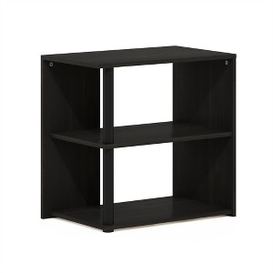 Furinno Romain 2-Tier End Table, Espresso/Black - 1 of 1