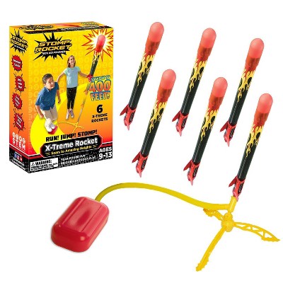 Stomp Rocket Xtreme Super High Flying Rockets with Launch Pad