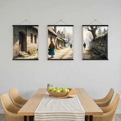 Floral Canvas Wall Art with Strong Artistic and Visual Aesthetics,3 - Pieces