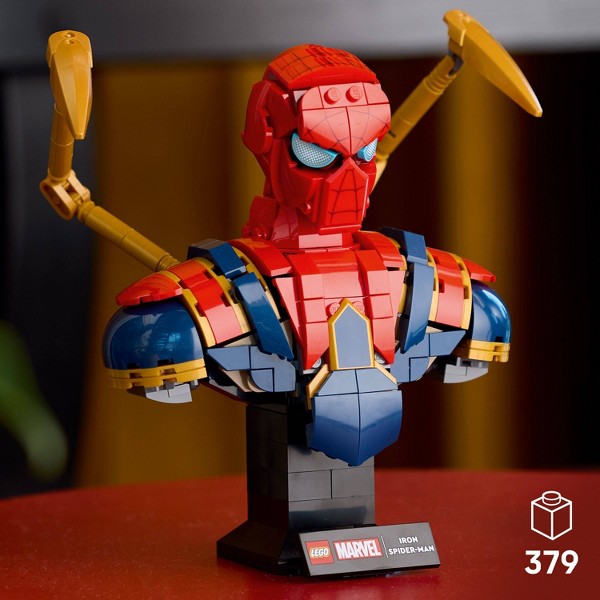 LEGO Marvel Busto de Iron Spider-Man Kit de Construcción para Adultos 76326 2