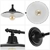 12" 1-Light Bonner Farmhouse Industrial Iron LED Victorian Arm Outdoor Sconce - JONATHAN Y - 2 of 4