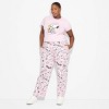Women's Peanuts Snoopy Short Sleeve Graphic Baby T-Shirt - Pink - 3 of 3