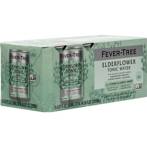 Fever-Tree Elderflower Tonic Water - 8pk/150ml Cans - 1 of 3